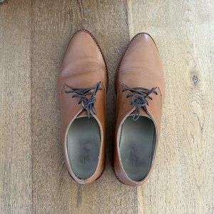 Nisolo Brown Oxford Shoes - Size 8